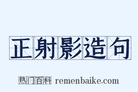 正射影造句是什么意思的图片